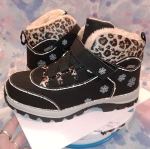 Custom Bling diamonds cheetah print boots